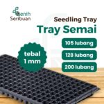 Tray Semai Pot Tray Tebal 1 MM Lubang 105 Media Tanam Semai Benih
