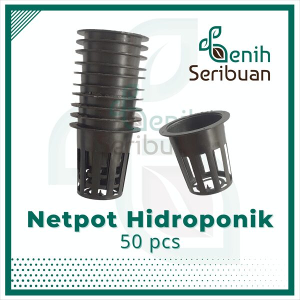 Netpot Hidroponik 50 pcs 5cm 7cm Plastik Hitam 1 Netpot Hidroponik 50 pcs 5cm 7cm Plastik Hitam