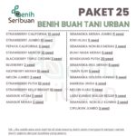 Paket 25 Benih Buah Pilihan Petani Urban Benih Seribuan