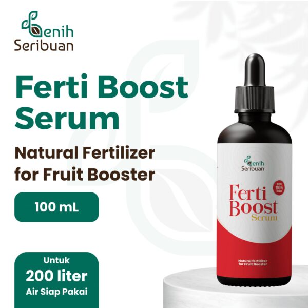 Ferti Boost Serum: Pupuk Cair Pelebat Buah Organik 100mL Booster Buah Lebih Cepat Besar Manis 1 Ferti Boost Serum: Pupuk Cair Pelebat Buah Organik 100mL Booster Buah Lebih Cepat Besar Manis