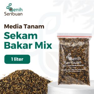 Sekam Bakar Mix Media Tanam Organik 1 Liter Murni Grade Super 