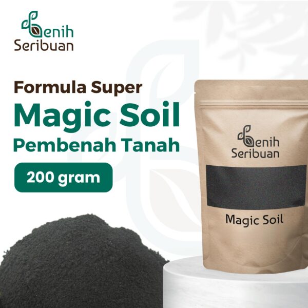 Magic Soil Pupuk Organik Pembenah Tanah 200gr Serbuk Ajaib Premium 2 Magic Soil Pupuk Organik Pembenah Tanah 200gr Serbuk Ajaib Premium