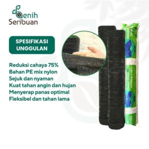Paranet Peneduh Sinar UV Matahari dan Hujan – Perlindungan Maksimal Greenhouse Kebun Arena Bermain Kolam Kandang dari Matahari & Hujan