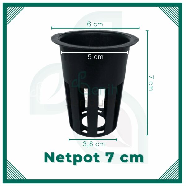Netpot Hidroponik 50 pcs 5cm 7cm Plastik Hitam 3 Netpot Hidroponik 50 pcs 5cm 7cm Plastik Hitam