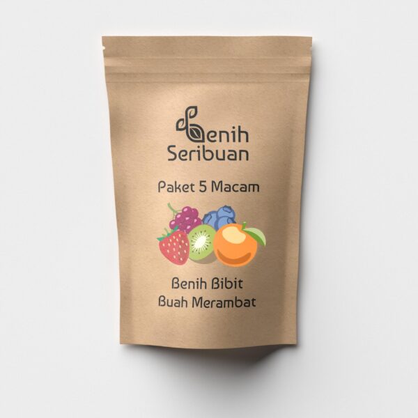 Benih Buah Merambat 5 Macam Benih Paket Buah-Buahan Rambat Unggul Seribuan