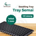 - Paket Tray Semai 5 pc Pot Tray Tebal 1 MM Lubang 128 Media Tanam Semai Benih
