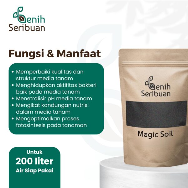 Magic Soil Pupuk Organik Pembenah Tanah 200gr Serbuk Ajaib Premium 3 Magic Soil Pupuk Organik Pembenah Tanah 200gr Serbuk Ajaib Premium