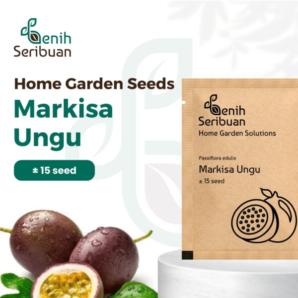 Benih Buah Markisa Ungu Kulit Halus 1 Benih Buah Markisa Ungu Kulit Halus