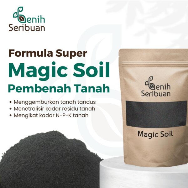 Magic Soil Pupuk Organik Pembenah Tanah 200gr Serbuk Ajaib Premium 1 Magic Soil Pupuk Organik Pembenah Tanah 200gr Serbuk Ajaib Premium