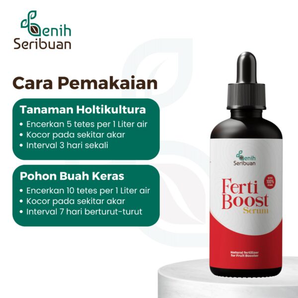 Ferti Boost Serum: Pupuk Cair Pelebat Buah Organik 100mL Booster Buah Lebih Cepat Besar Manis 3 Ferti Boost Serum: Pupuk Cair Pelebat Buah Organik 100mL Booster Buah Lebih Cepat Besar Manis