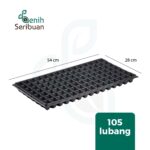 - Paket Tray Semai 5 pc Pot Tray Tebal 1 MM Lubang 105 Media Tanam Semai Benih
