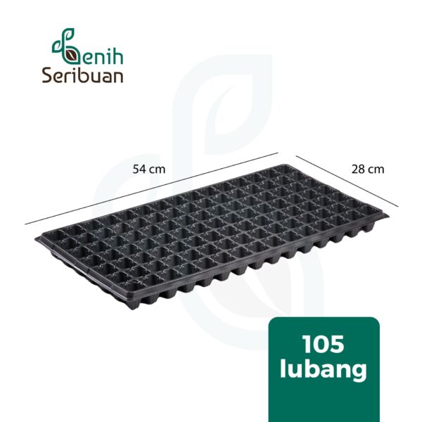 - Paket Tray Semai 5 pc Pot Tray Tebal 1 MM Lubang 105 Media Tanam Semai Benih 6 - Paket Tray Semai 5 pc Pot Tray Tebal 1 MM Lubang 105 Media Tanam Semai Benih